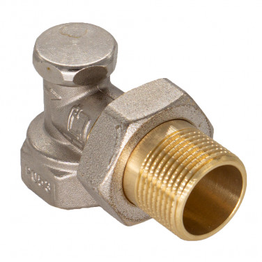 Клапан запорный угловой 1/2" СТМ