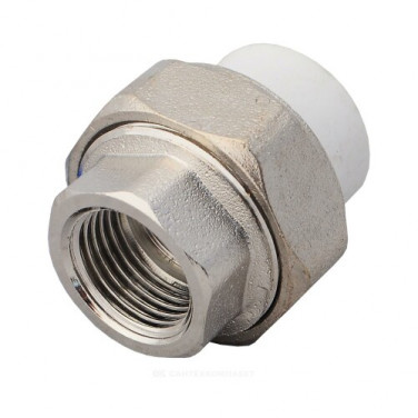 Муфта комбинир. раз. растр.  ПП  D25 - 3/4"ВР