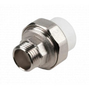 Муфта комбинир. раз. растр.  ПП  D20 - 3/4"НР