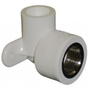 Угольник комбинир. с крепл. ПП D20-1/2"ВР