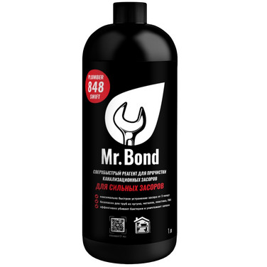 Mr. Bond Plumber 848 Реагент для очистки кализационных засоров