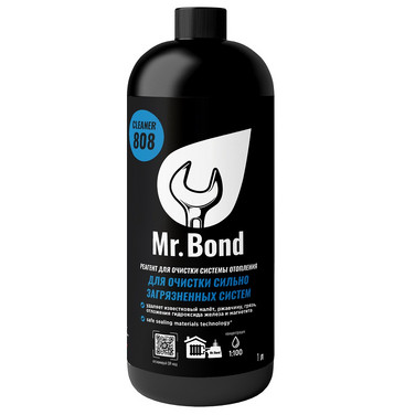 Mr.Bond Cleaner 808 Реагент для очистки сильно загрязненных систем отопления