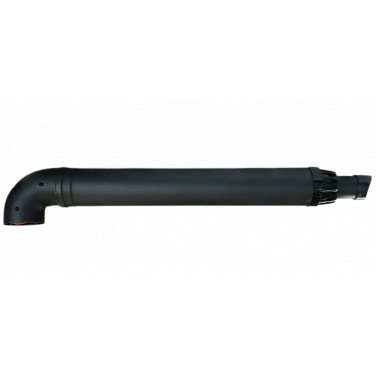 Горизонтальный комплект DN60/100, L=750  Универсальный BLACK (чёрный)