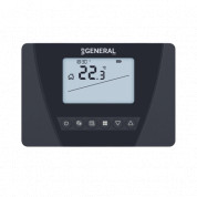 Термостат ARUNA 300 S RF (беспроводной прогр.) black