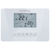 Термостат ARUNA 300 S RF (беспроводной прогр.) white