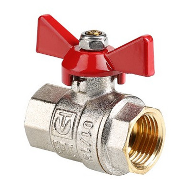 Кран  шар.  3/4" в-в бабочка VT.