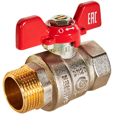 Кран  шар.  3/4" бабочка в-н ROMMER