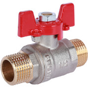 Кран  шар.  1/2" бабочка н-н ROMMER