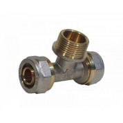 Тройник 20х1/2"х20 нар. STI